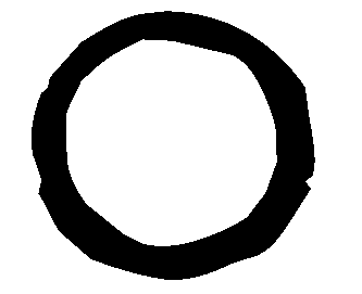 Image Bronze du caractère 囗