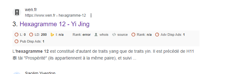h12 google Position zéro !